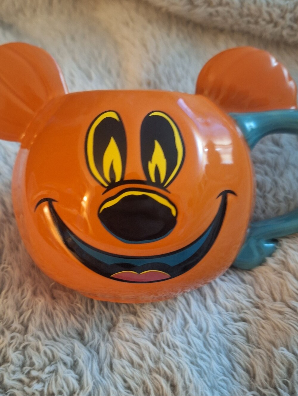 Mickey Mouse Jack O'Lantern Pumpkin coffee mug cup